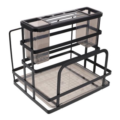Alipis Cooking Knife Storage Rack Kitchen Organization Chopsticks Cutting Board Holder