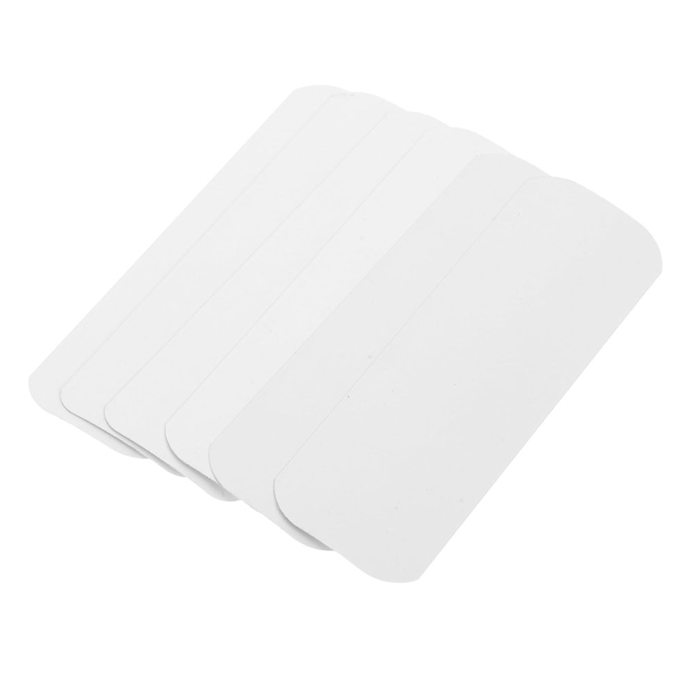 PRETYZOOM 6pcs Horizontal Blind Repair Tabs for Vertical Vinyl Blinds White