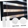 PRETYZOOM 6pcs Horizontal Blind Repair Tabs for Vertical Vinyl Blinds White view 3