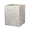 Quartz Bathroom Set I Quartz Dustbin I Quartz Soap Dispenser I Quartz Tissue Holder I Quartz Tray I Quartz Soap Dish I Quartz Tooth Brush Holder I Quartz Cotton Ball Box I Set of 7 Pieces Bath Set view 4