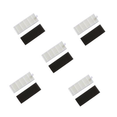 VEODONT 5pcs/ 135mm*50mm*9mm Robot Vacuum Cleaner HEPA Filter Robotic Vacuum Cleaner Spare Parts Accessories Replacement