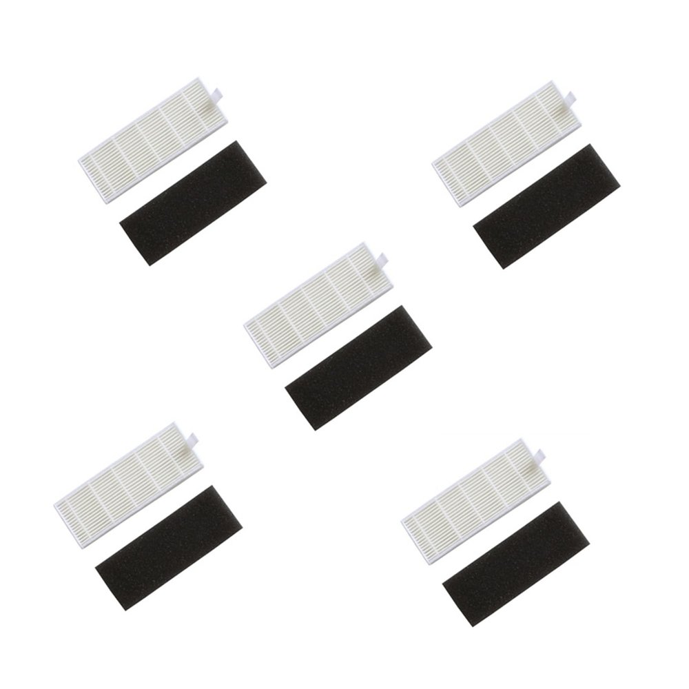 VEODONT 5pcs/ 135mm*50mm*9mm Robot Vacuum Cleaner HEPA Filter Robotic Vacuum Cleaner Spare Parts Accessories Replacement