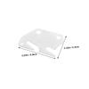 Beatifufu Queen Bed Hardware Set 4pcs Bed Frame Adapter Brackets Bed Rail Hooks Receiver Brackets for Easy Assembly view 2