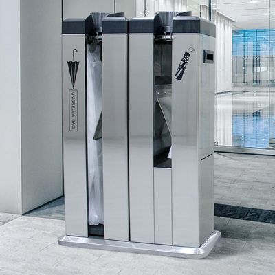 FUYAO Umbrella Automatic Packing Machine with 200 Bags, Business Wet Umbrella Bag Wrapper Stand and Metal Racks for Automatic Umbrella Wrapping