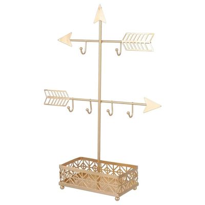 A1DFDFGOQSFG Jewelry Storage Rack Earrings Hanging Stand Jewellery Holder Organizer Hanger Storage Rack Display Jewelry Display Rack (Color : A, Size : 25x7x34cm) (A 25x7x34cm)