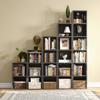 5-Tier Black Narrow Bookshelf Corner Shelf, Storage Shelves for Home Office, Living Room, Bedroom - Floor Standing Display Unit Furniture view 4