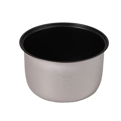 1 Silver Electric Pressure Cooker Metal Liner 2L 18.7X10.8/3L 21X11.1cm Non-Stick Pan Liner Inner Accessories Cookware Accessories(2L 18.7X18.7X10.8CM)