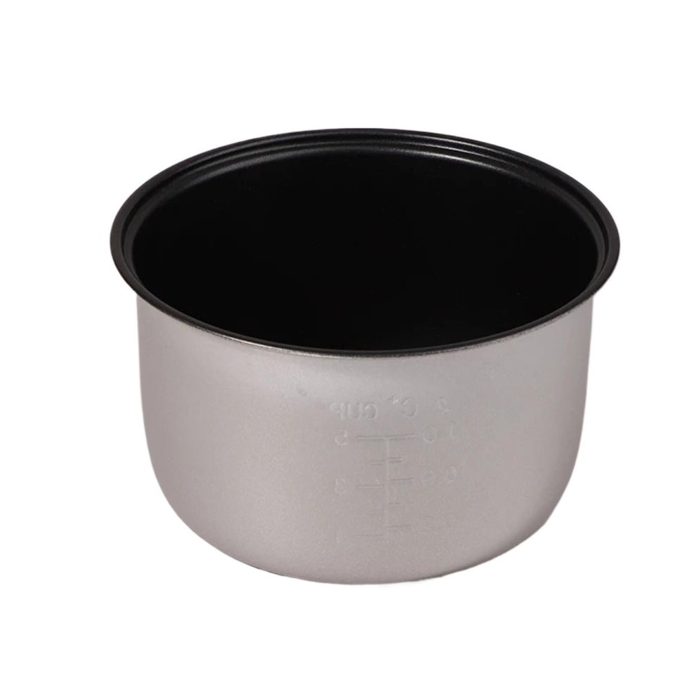 1 Silver Electric Pressure Cooker Metal Liner 2L 18.7X10.8/3L 21X11.1cm Non-Stick Pan Liner Inner Accessories Cookware Accessories(2L 18.7X18.7X10.8CM)