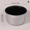1 Silver Electric Pressure Cooker Metal Liner 2L 18.7X10.8/3L 21X11.1cm Non-Stick Pan Liner Inner Accessories Cookware Accessories(2L 18.7X18.7X10.8CM) view 2