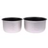 1 Silver Electric Pressure Cooker Metal Liner 2L 18.7X10.8/3L 21X11.1cm Non-Stick Pan Liner Inner Accessories Cookware Accessories(2L 18.7X18.7X10.8CM) view 4