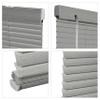 HOTSOON Faux Wood Aluminum Mini Blinds 1 Inch Slats Cordless Room Darkening Metal Venetian Blinds Waterproof Easy Installation Horizontal Blinds for Windows,Doors,Off White,26.5" W x 48" H view 2