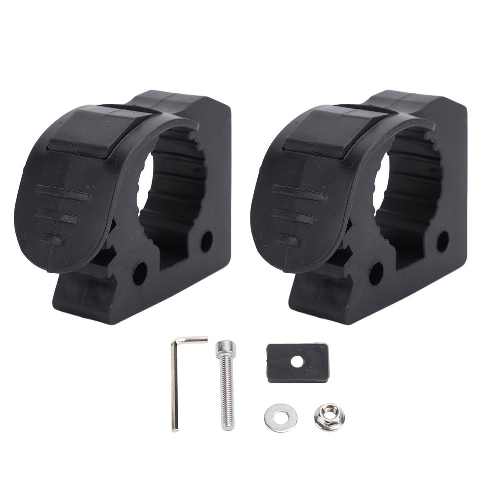 Pissente Quick Release Shovel Holder Clamp Mount, for Trucks UTV ATV Offroad, Fits 1-1/7in to 1-3/7in Diameter Tool Handles, Black