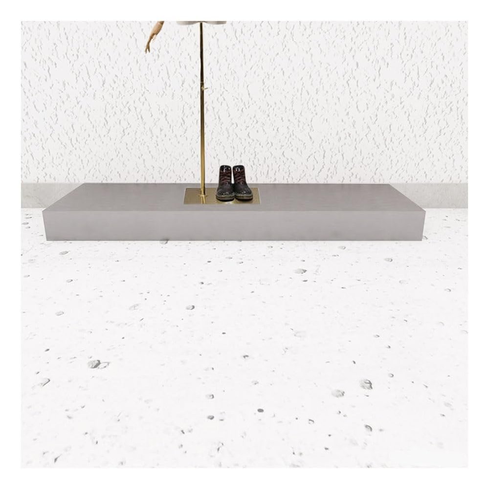 pujindu Rectangle Pedestal Stands, Stainless Steel Prop Display Riser Column, Mannequin Display Platform Stand for Home Wedding Decor(80x30x9cm)