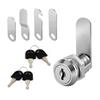 QXCIVR 16/20/25/30mm Cam Lock Set Drawer Cabinet Lock Mailbox Storage Cabinet Cam Lock Cabinet Door Lock with Two Keys(25mm) view 1