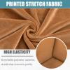 ChenTaiBB Wingback Chair Covers, Wing Chair Cover 2 Piece Armchair Slipcover, Velvet Wingback Sofa Chair Slipcover Furniture Protector for Living Room Bedroom(Bronze) view 3
