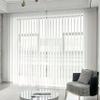 Large - Sized Cordless Vertical Blinds, Blackout Vertical Window Shades, Patio Doors, Large Windows,Track Slat Sets for Patio Sliding Doors. Light - Adjustable, White 63.5" Wx75 H view 1