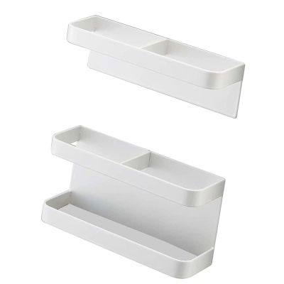 Cocoarm Umbrella Stand Holder, Magnetic Umbrella Stand No Punching Height Adjusting Wall Mounted Umbrella Holder Rack for Entryway, Home, Hotel Hallway (Elegant White)