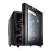 JKSVTF 12 Bottle Wine Cooler Cabine, Hollow Coated Glass Glass, Freestanding Wine Cellar, Digital Temperature Control, Silent Operation view 1