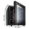 JKSVTF 12 Bottle Wine Cooler Cabine, Hollow Coated Glass Glass, Freestanding Wine Cellar, Digital Temperature Control, Silent Operation view 2