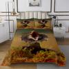 jejeloiu Kids Chlamydosaurus Kingii Bedspread Lizard Coverlet Set Queen Size Nature Wild Animal Quilted Coverlet for Women Men Wildlife Soft Microfiber Quilt Set All Season view 2