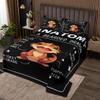 jejeloiu Bearded Dragon Bedspread Kids Lizard Coverlet Set King Size Nature Wild Animal Quilted Coverlet for Women Men Room Decor Wildlife Soft Microfiber Quilt Set All Season view 1