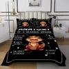 jejeloiu Bearded Dragon Bedspread Kids Lizard Coverlet Set King Size Nature Wild Animal Quilted Coverlet for Women Men Room Decor Wildlife Soft Microfiber Quilt Set All Season view 2