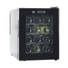 JKSVTF Small Household Wine Refrigerator, 33L/12 Bottles, 12-18, LED Lighting, UV Protection, Freestanding, Countertop, Low Noise, Low Energy Consumption, with Lock,Touch Screen view 1