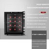 JKSVTF Small Household Wine Refrigerator, 33L/12 Bottles, 12-18, LED Lighting, UV Protection, Freestanding, Countertop, Low Noise, Low Energy Consumption, with Lock,Touch Screen view 4