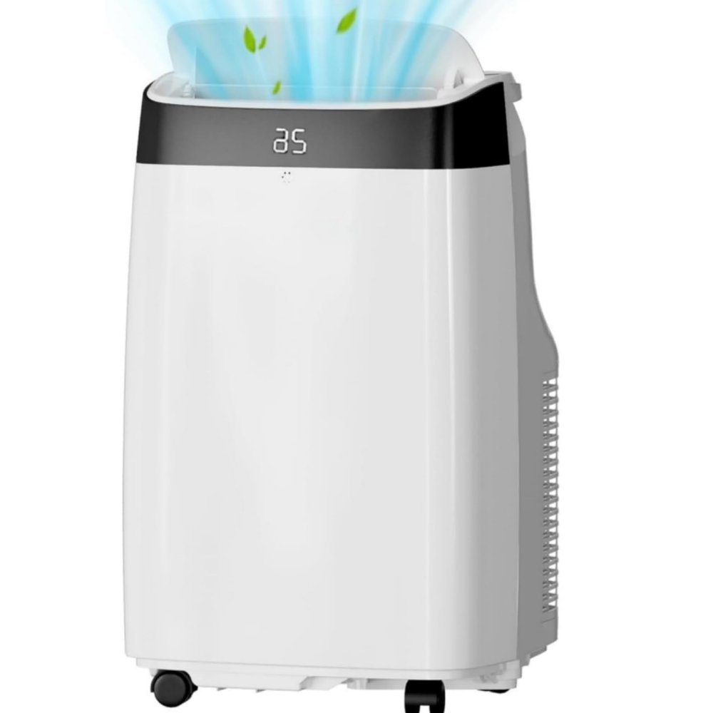 10,000 BTU Small Air Conditioner, 3-In-1 Portable Air Conditioners with Dehumidifier, Fan, Cooling Modes, Cools Up to 450 Sq. Ft AC Unit, Remote Control, Window Kit, 24-Hour Timer, Easy Mobility