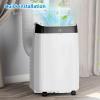 10,000 BTU Small Air Conditioner, 3-In-1 Portable Air Conditioners with Dehumidifier, Fan, Cooling Modes, Cools Up to 450 Sq. Ft AC Unit, Remote Control, Window Kit, 24-Hour Timer, Easy Mobility view 4