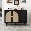 2 Door 3 Drawer Cabinet 3 Adjustable Positions, Suitable for Bedroom, Living Room, Study view 1