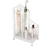 Wasdfzxc Umbrella Rack, Umbrella Storage, Umbrella Stand with Removable Drip Tray, Metal Umbrella Basket, Umbrella Holder for Entryway, Office, Living Room(White,15.8x9.8x24.4in) view 1