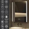 HBEZON 24 x 30 Inch Medicine Cabinet with Mirror and LED Light for Bathroom view 2