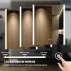 HBEZON 24 x 30 Inch Medicine Cabinet with Mirror and LED Light for Bathroom view 3