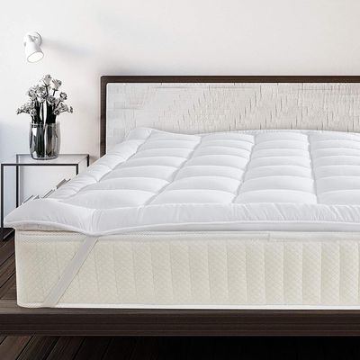 1000 GSM Mattress Topper Full XL Size,Mattress Pad (8-22" Depth) Fits, Microfiber Pad Cover, Mattress Pads, Extra Thick Cooling Full XL Size Bed Mattress Topper 54"x80" Inches White