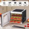 EliteBloom Food Dehydrator with 6 Trays, Stainless Steel Fruit Dryer Machine with LED Touch Control Design, 35-70 Food Dryer Machine 48H Timer BPA Free, for Fruit Vegetable Je, view 2