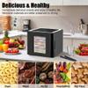 EliteBloom Food Dehydrator with 6 Trays, Stainless Steel Fruit Dryer Machine with LED Touch Control Design, 35-70 Food Dryer Machine 48H Timer BPA Free, for Fruit Vegetable Je, view 4
