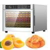 Commercial Electric Food Dehydrator Machine, Stainless Steel Food Dryer, Digital Adjust Timer & 185F Temp, for Jerky, Yogurt, Meat, Beef, Fruit, Dog Treats and Vege,a-8Trays view 1