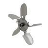 XvuaTeIw Stainless steel Blade impeller replacement fan blade blower blade induced draft fan blade high temperature fan blade(122.5X12X58mm) view 1