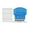 ZJgZmslcd Vacuum Cleaner HEPA Filter Side Brush Mop Cloth compatible with Redmon RV-R450 rv-r450 Robotic Vacuum Cleaner Parts Accessoreis(As shown) view 2