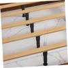 SEWOART 6pcs Adjustable T-Shaped Bed Frame Support Legs Black PP view 4