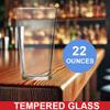 Hungarian Puli, 22 oz Laser Engraving Pint Beer Glasses Premium Engraved Logo Design Permanent Personalized Custom Beverage Dog Puppy Pup Glass view 2