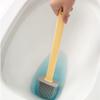 DSWMY Toilet Brushes Toilet Brush, Toilet Brushes & Holders Silicone Toilet Brush and Holder Set Wall Toilet Brush Holder for Bathroom Toilet Cleaning Brush Long Handle Toilet Brush(White) view 3