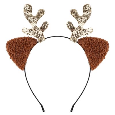Elastic Christmas Headband Set New Year Children Hair Hoop Creative Headgear For Christmas Parties
