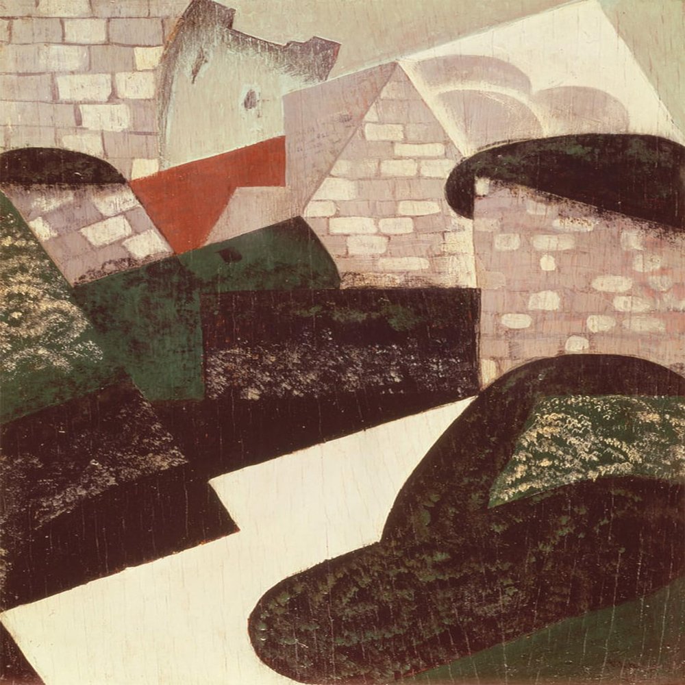 EAGBJTPTM Famous Art Picture Photo Canvas Image Landscape At Loches by Juan Gris Famous Painting for Home Decor 60x90cm
