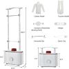 EliteBloom Retractable Drying Garment Steamer with Timing Function - Portable Automatic Clothes Dryer, 1100W for Home, Travel, Dorm, view 2