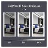 20x40 Inch Full Body Wall Mounted LED Mirror Stepless Dimmable Light Up Touch Control,Mirrors view 3