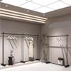 XCLLAM Coat rack Stand Clothing Store Display Rack Floor-standing Shelves Men's And Women's Clothing Display Rack Iron Clothes Hanger Floor Hanger(I) view 3