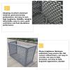 Air Conditioner Fence Aluminum Alloy,Ac Cover For Outside Units,Outdoor Condenser Protective Cover,Rectangular Privacy Screens Fence Panels,Air Conditioner Covers For Wall Units(108*56cm(42.5*22")) view 3