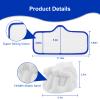 Kaulolado 6 Pack Microfiber Pads Compatible with Dupray Neat Steam Cleaner, and 6 Pack Microfiber Small Bonnets(Triangle), Durable, Reusable Cloths and Machine Washable view 4